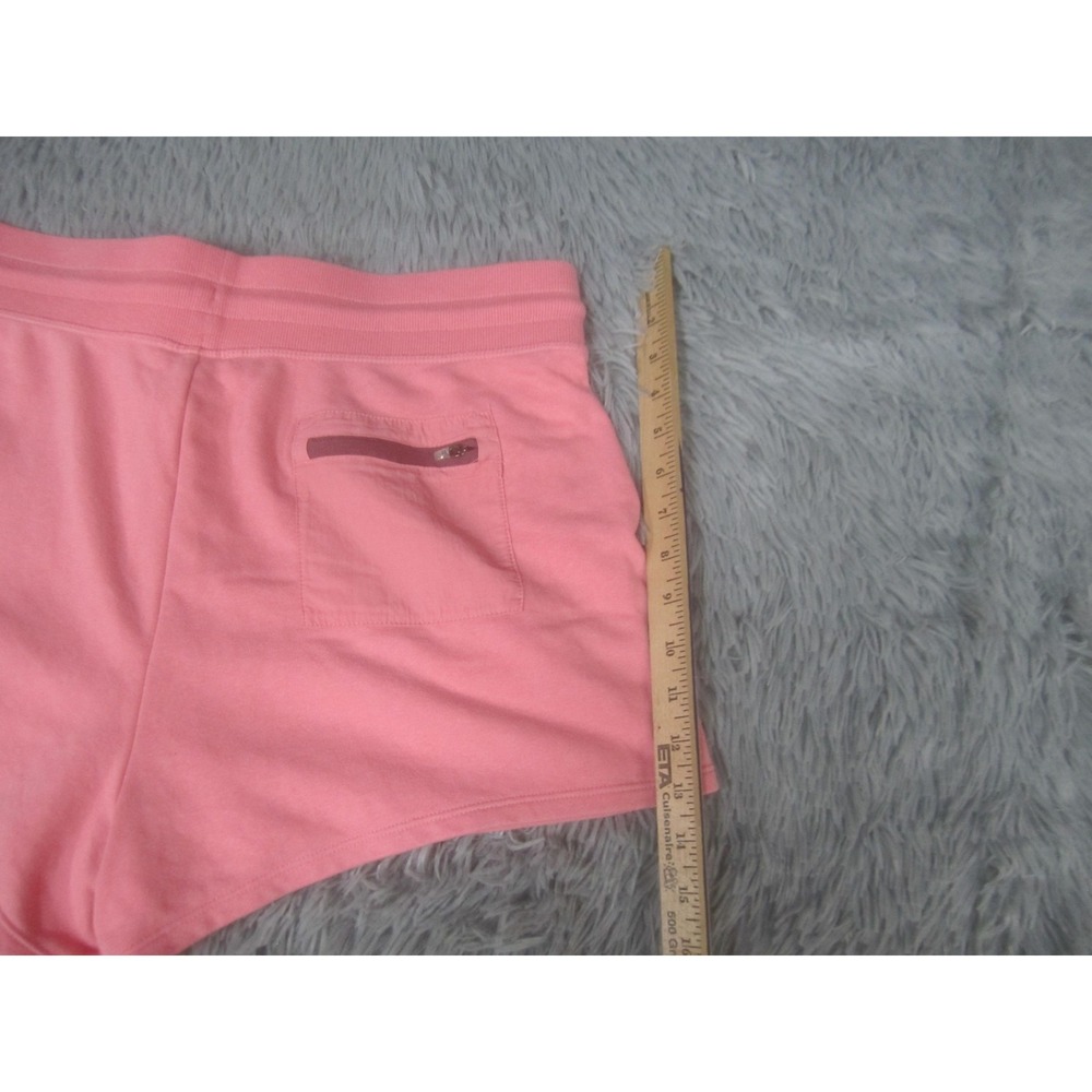 Reebok Shorts Womens XL Pink French Terry Sweat Drawstring Athletic Running - Picture 8 of 11